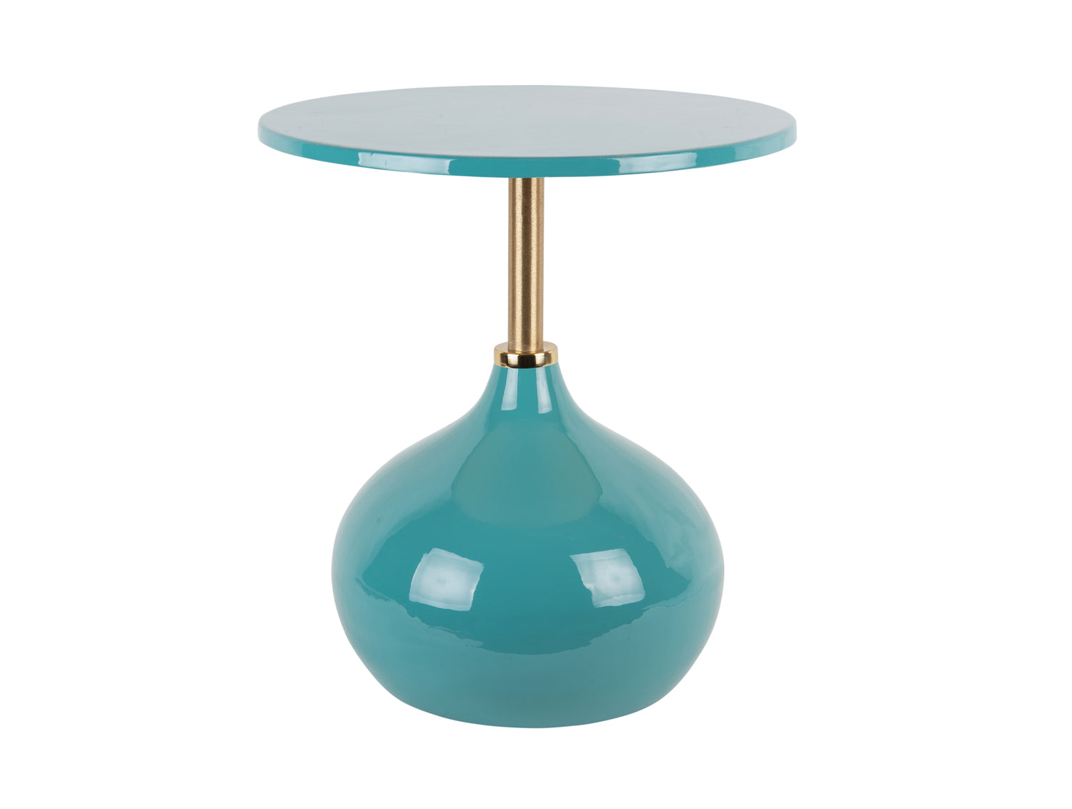 Leitmotiv - Bijzettafel Kensi - Turquoise blue