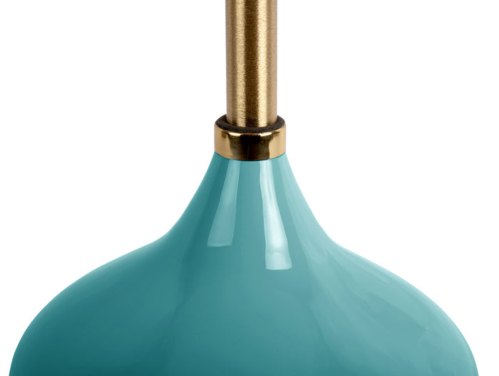 Leitmotiv - Bijzettafel Kensi - Turquoise blue