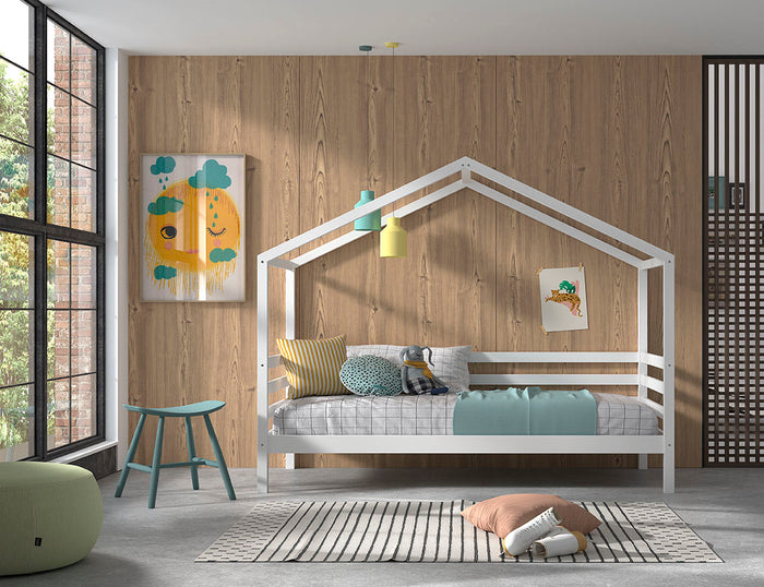 LUCEVI - Dallas Huisbed 90x200cm - Wit