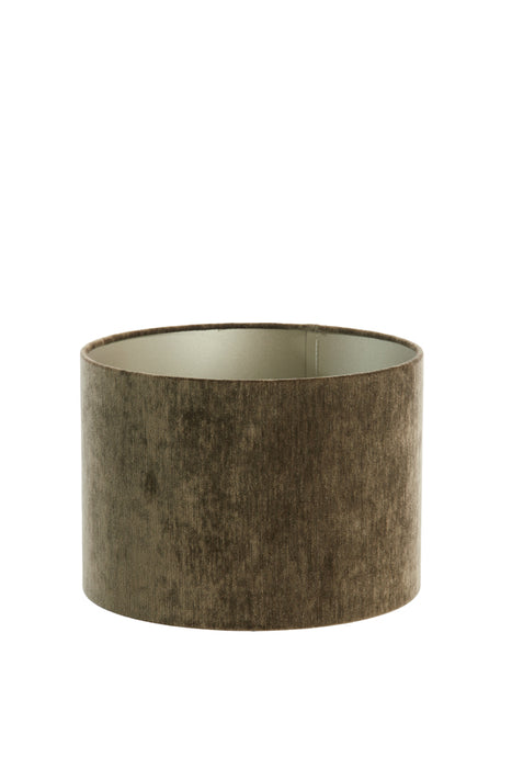 Light & Living Light&living Kap cilinder 30-30-21 cm BAYOU mos groen