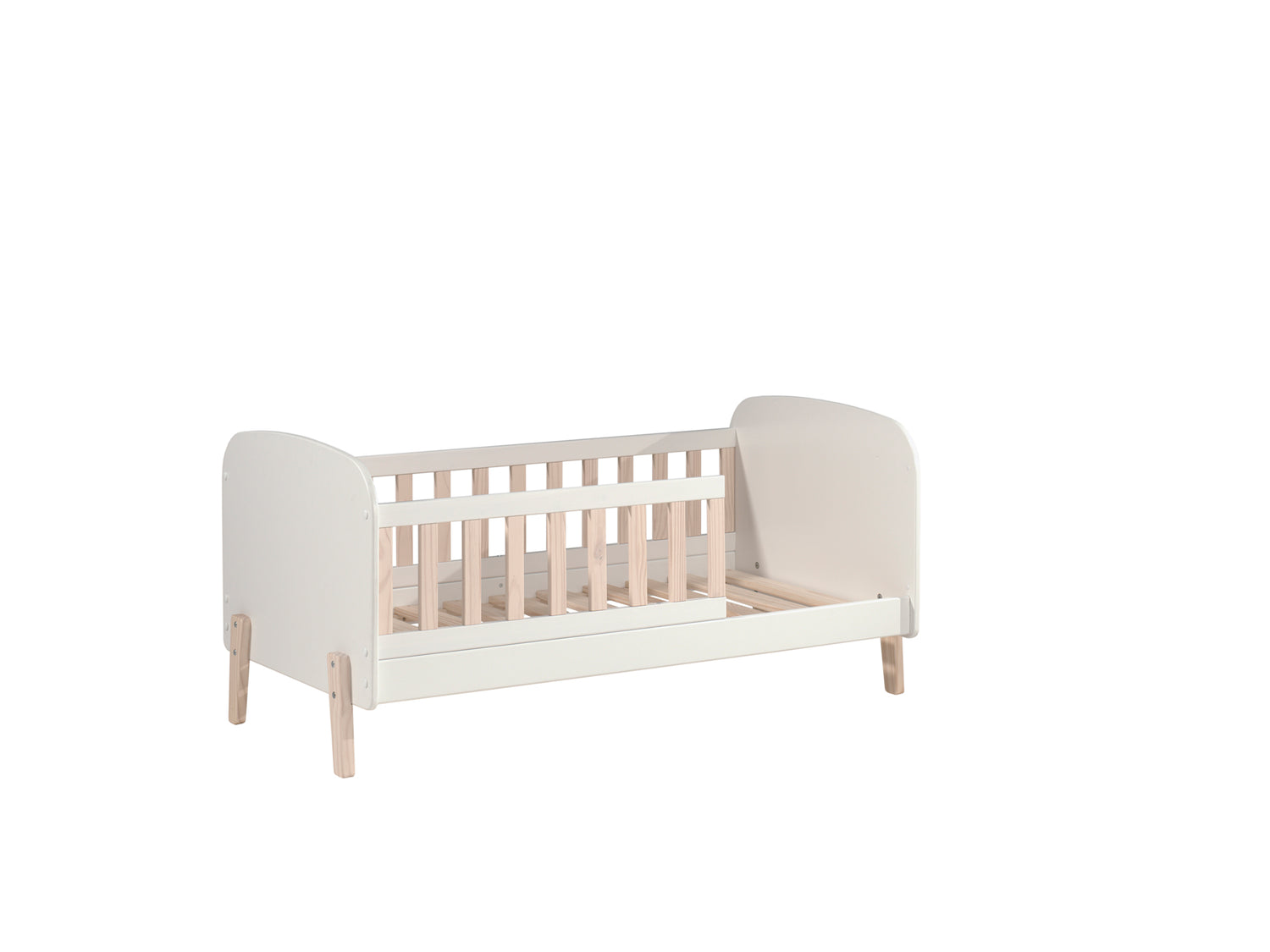 LUCEVI - Kiddy Peuter Bed - 148.2x77x68cm - Wit