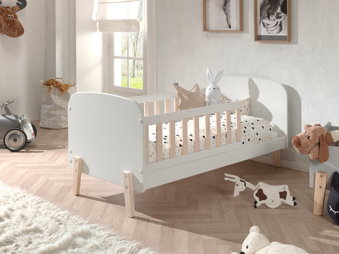 LUCEVI - Kiddy Peuter Bed - 148.2x77x68cm - Wit