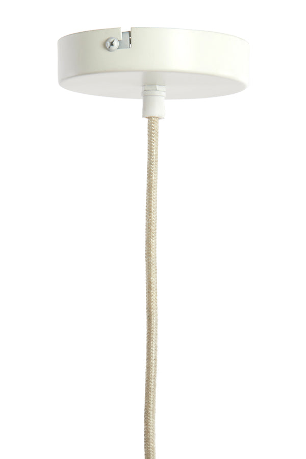 Light & Living - Hanglamp ZUBEDA - Ø38.5x28cm - Wit