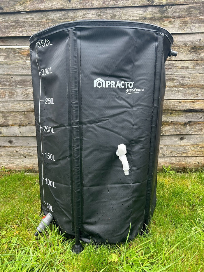 Practo Garden - Opvouwbare regenton - 350 liter - Inclusief kraantje -