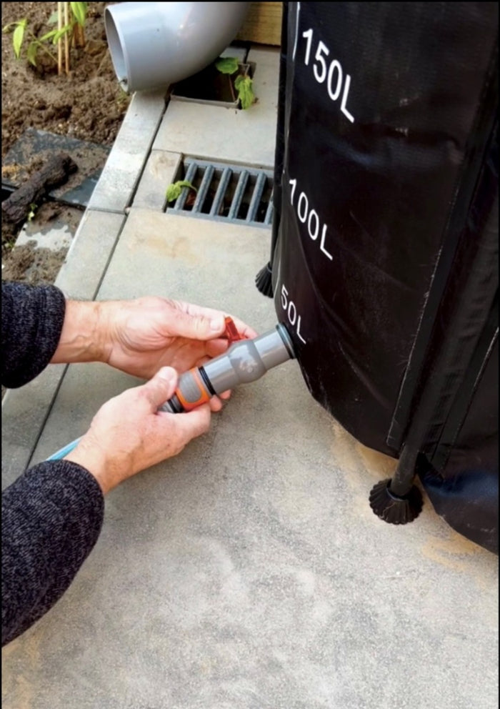 Practo Garden - Opvouwbare regenton - 350 liter - Inclusief kraantje -