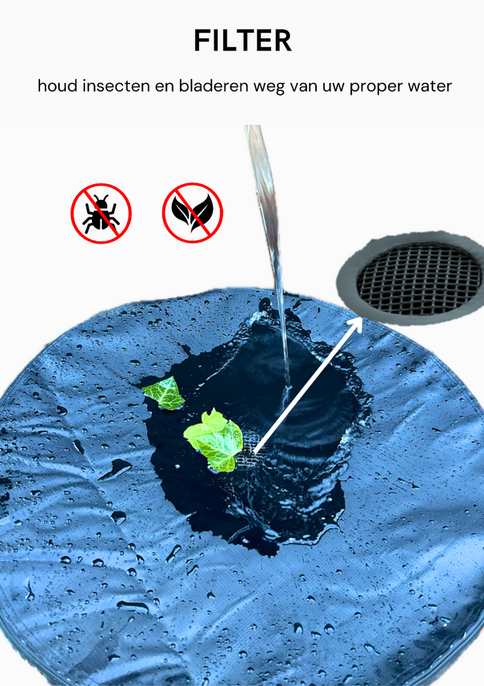 Practo Garden - Opvouwbare regenton - 350 liter - Inclusief kraantje -