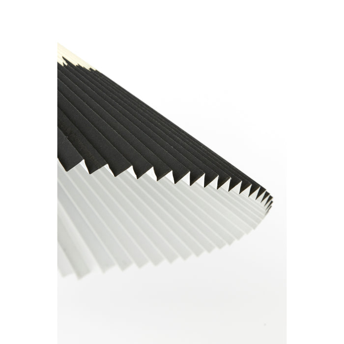 Light & Living - Hanglamp PLEATED - Ø60x23cm - Zwart