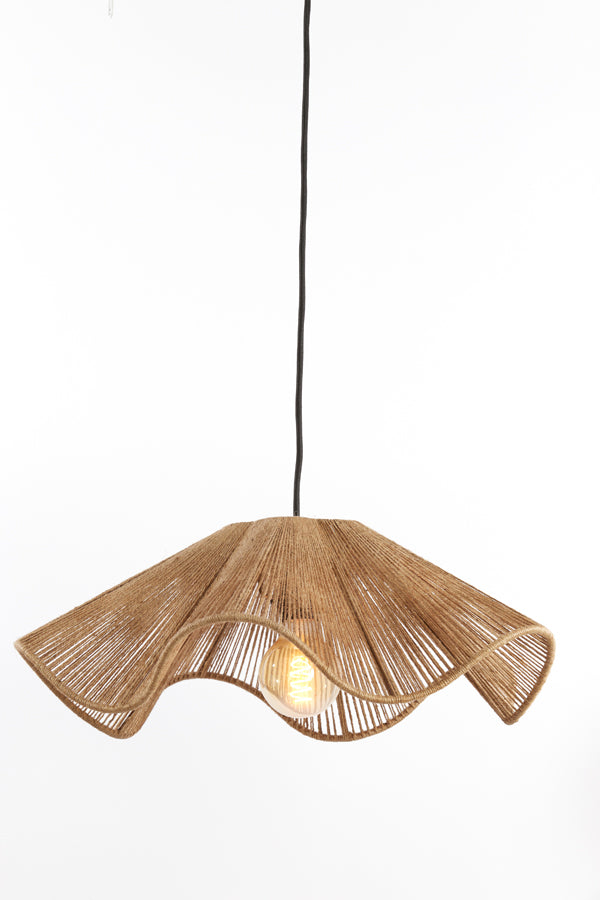 Light & Living - Hanglamp FODARA - Ø48x19cm - Bruin