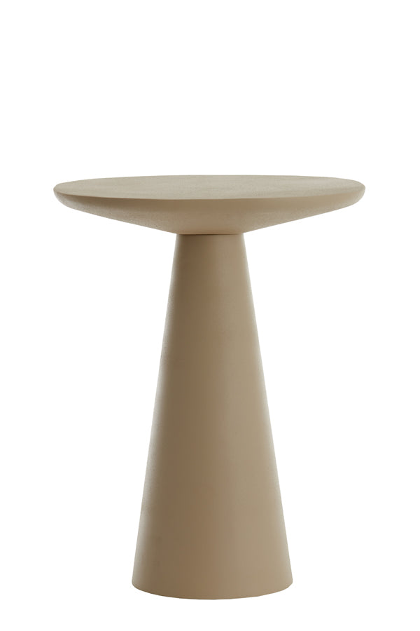 Light&living Bijzettafel 45x45x59 cm ABALA mat licht grijs