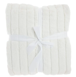 Unique Living - Bedsprei Rib Dove White - 260x240cm