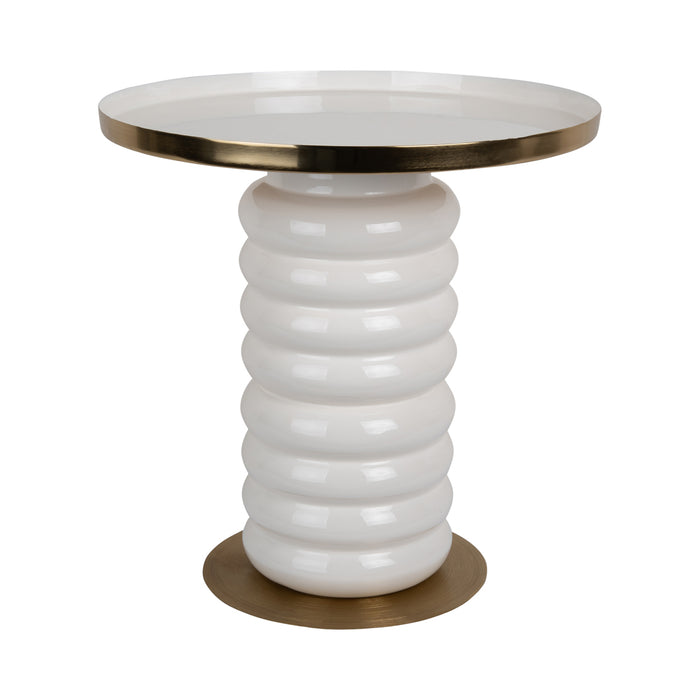 Leitmotiv - Bijzettafel Ruby - Wit