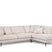 Giga Meubel - Hoekbank Stof - Champagne - 3-Zits Rechts - Loris