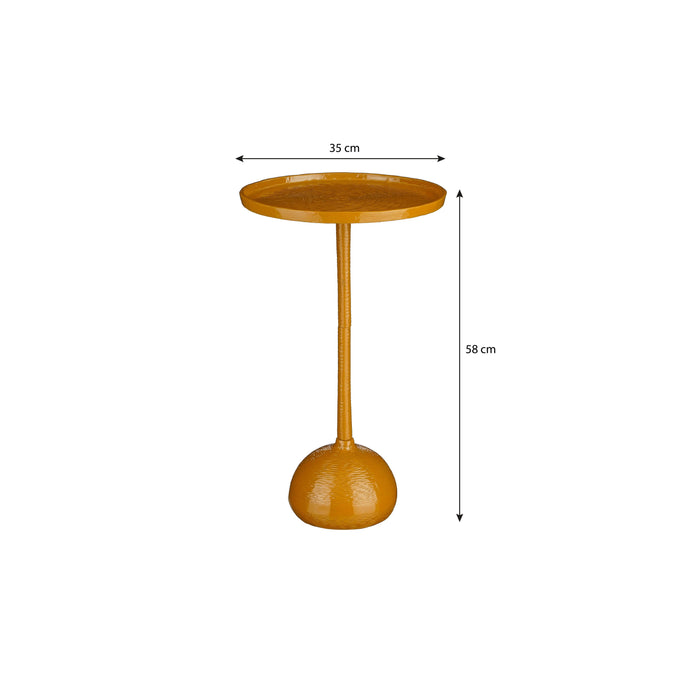Mica Decorations Colin Bijzettafel - H58 x Ø34 cm - 100% FSC - Bruin