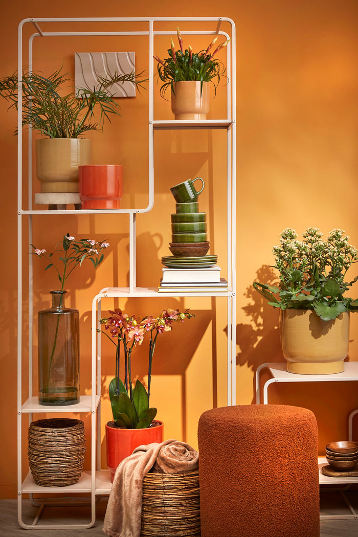 Mica Decorations Rhea Schaal - Set van 6 - Ø12,5 cm - Keramiek - Groen