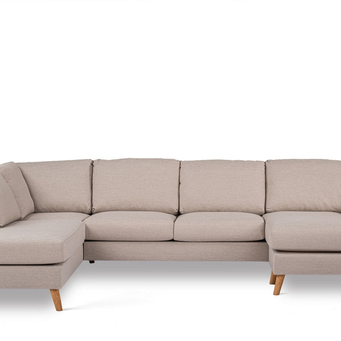 Giga Meubel - Chaise Longue Bank - Beige - Links 310cm - Inari