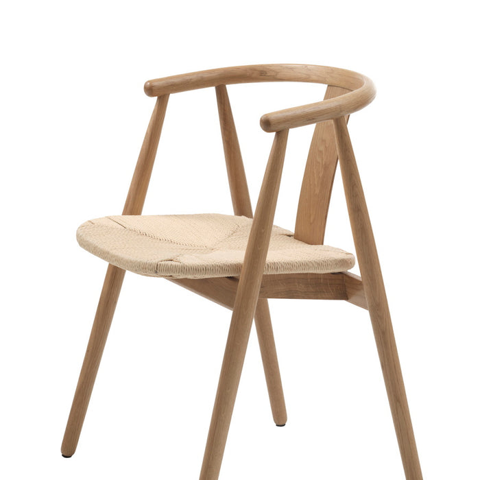 Giga Living - Eetkamerstoel Naturel Eikenhout - Relate - Set van 2