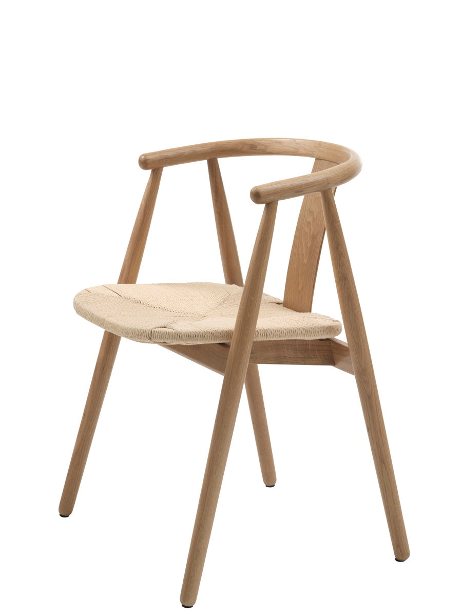 Giga Living - Eetkamerstoel Naturel Eikenhout - Relate - Set van 2