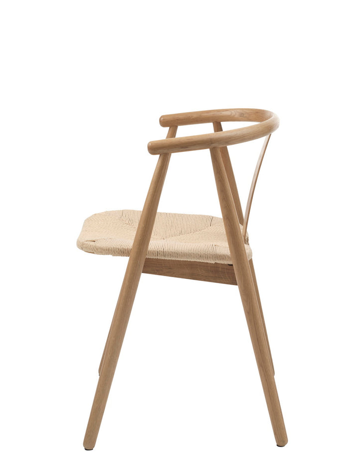 Giga Living - Eetkamerstoel Naturel Eikenhout - Relate - Set van 2