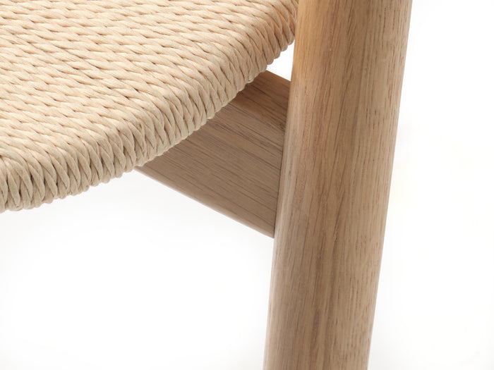 Giga Living - Eetkamerstoel Naturel Eikenhout - Relate - Set van 2