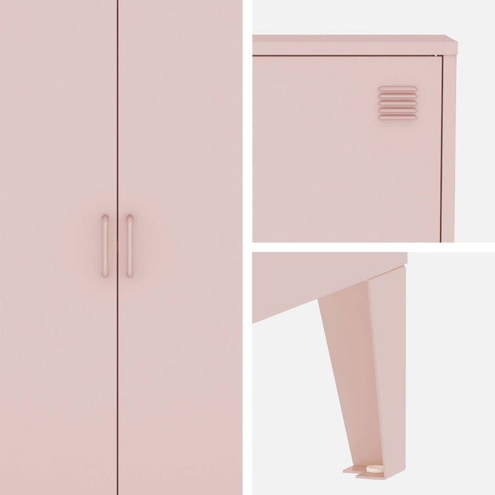 sweeek - Industriële metalen kast 2 deuren