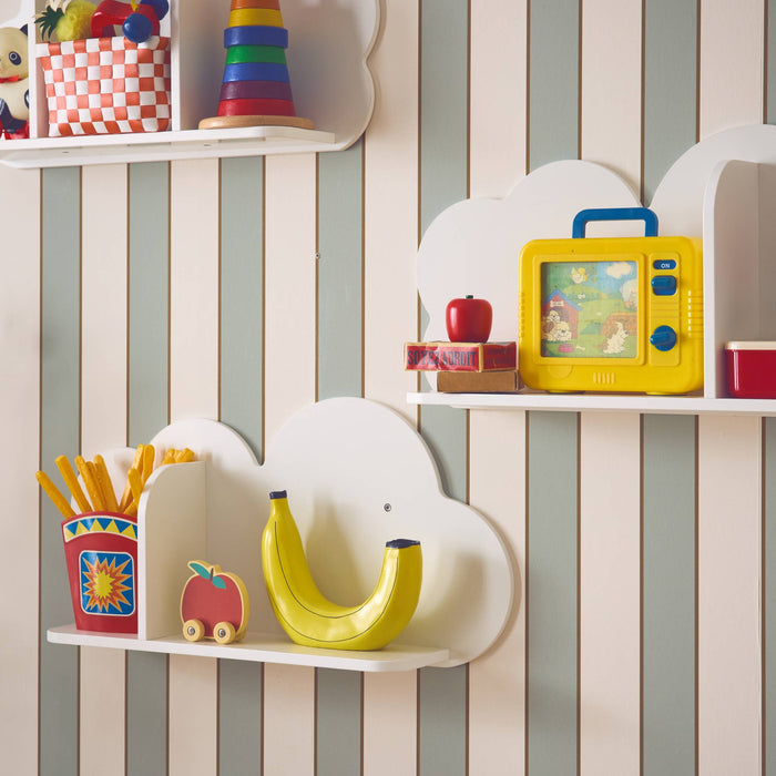 sweeek - Wandplanken Cloud voor kinderkamer (set van 3)