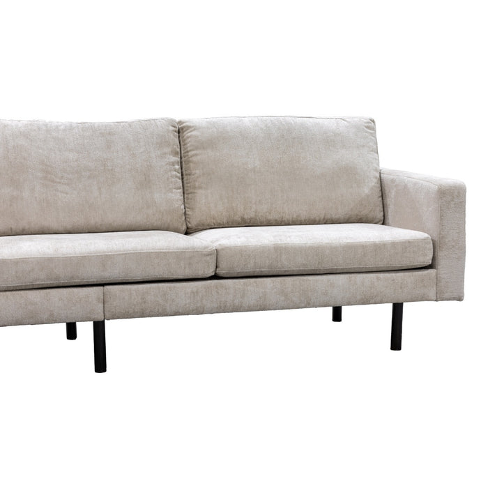 Giga Meubel - Bank Taupe - 4-Zits - 280x84x90cm - Florence