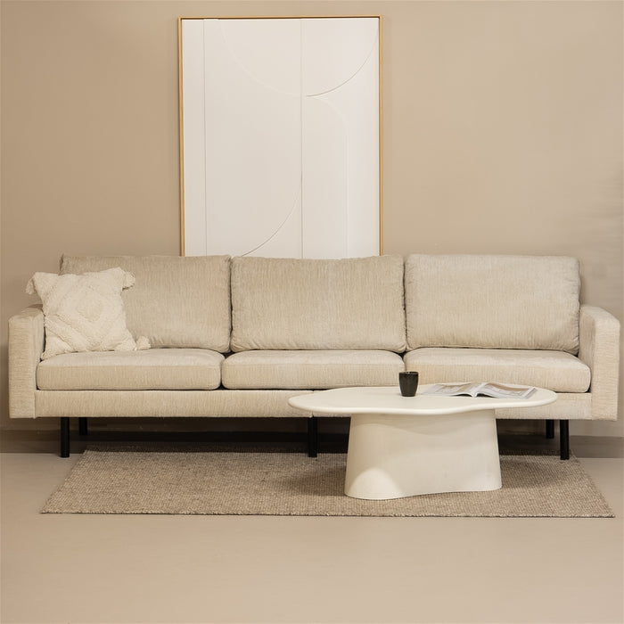 Giga Meubel - Bank Beige - 4-Zits - 280x84x90cm - Florence