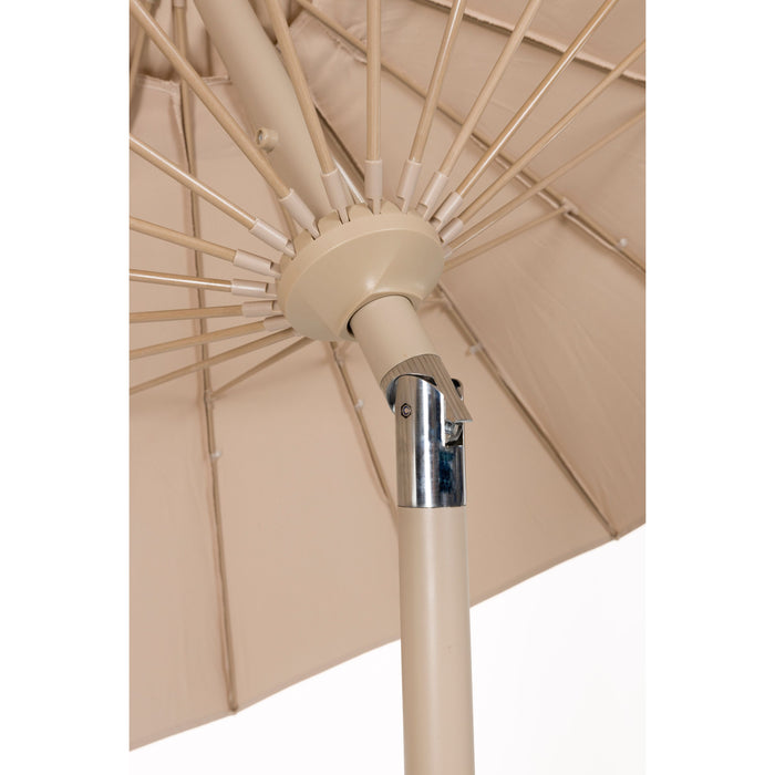 Zuiver Sunshine Parasol Brown Rice inclusief hoes - Beige