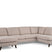 Giga Meubel - Chaise Longue Bank - Beige|Zwart - Rechts 310cm - Inari