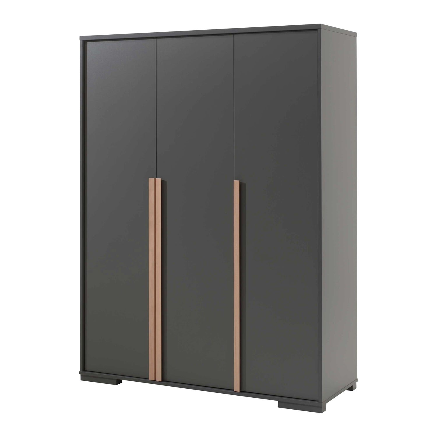Vipack London Kledingkast 3-deurs - Antraciet