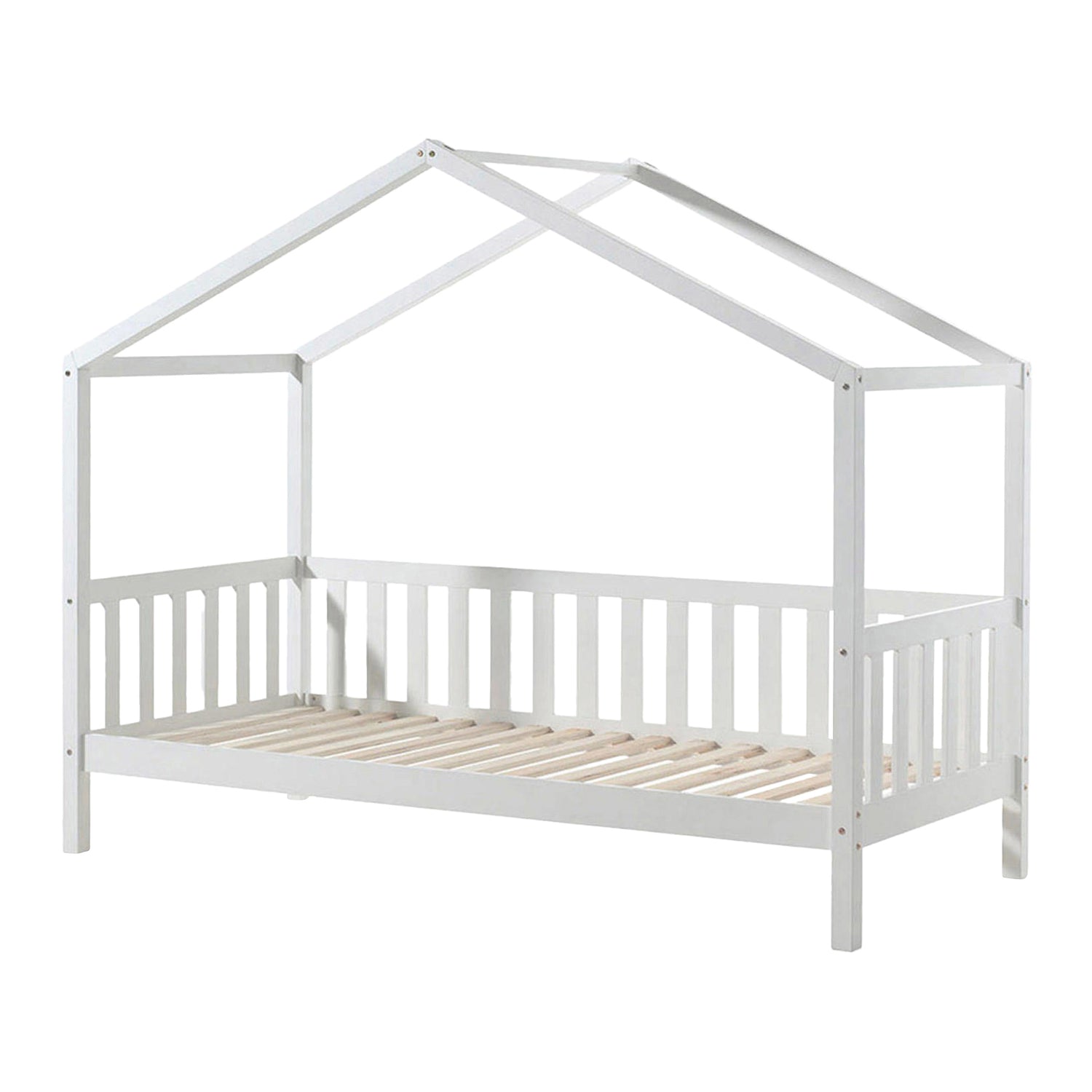 Vipack Dallas Huisbed met Hekje 90 x 200 cm - Wit