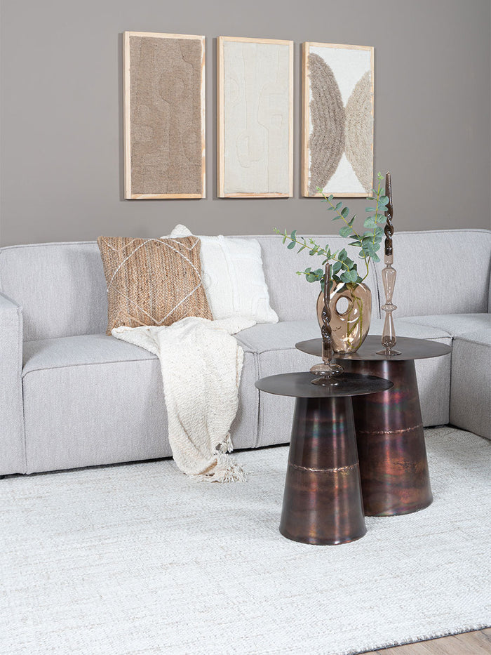 Veer Carpets - Vloerkleed Cross Light Beige - 200 x 280 cm