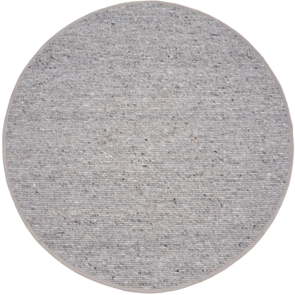 Veer Carpets - Vloerkleed Scott Taupe Rond ø200 cm