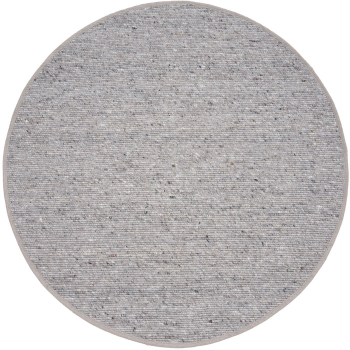 Veer Carpets - Vloerkleed Scott Taupe Rond ø200 cm