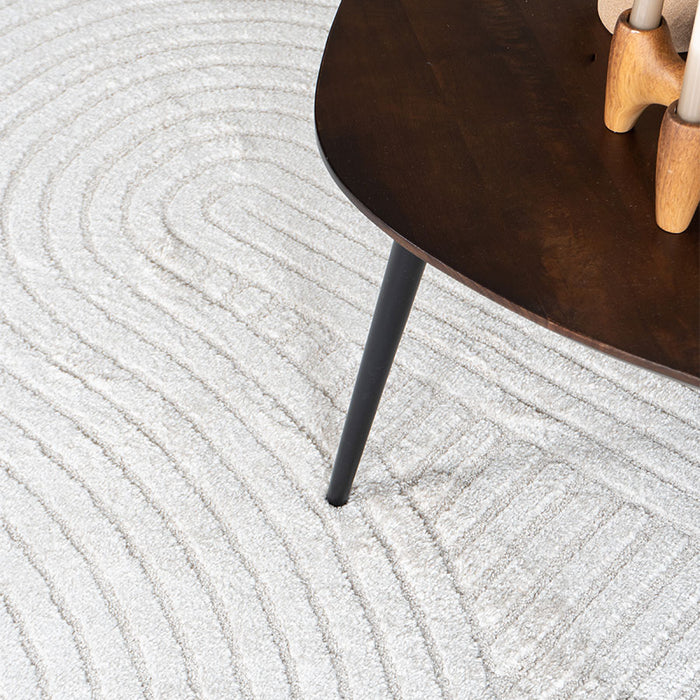 Veer Carpets - Vloerkleed Ella Cream Rond ø200 cm