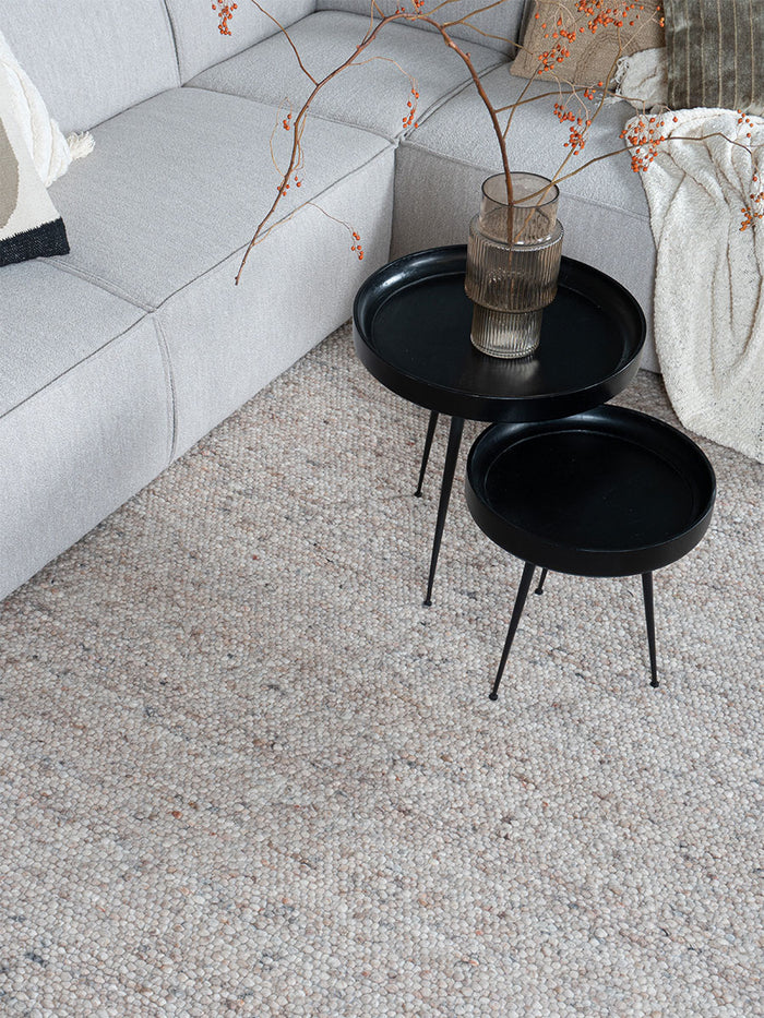 Veer Carpets - Vloerkleed Stone Donker Beige 417 - 160 x 230 cm