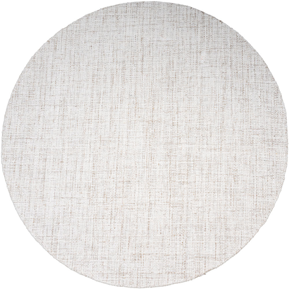 Veer Carpets - Vloerkleed Cross Light Beige - Rond ø160 cm