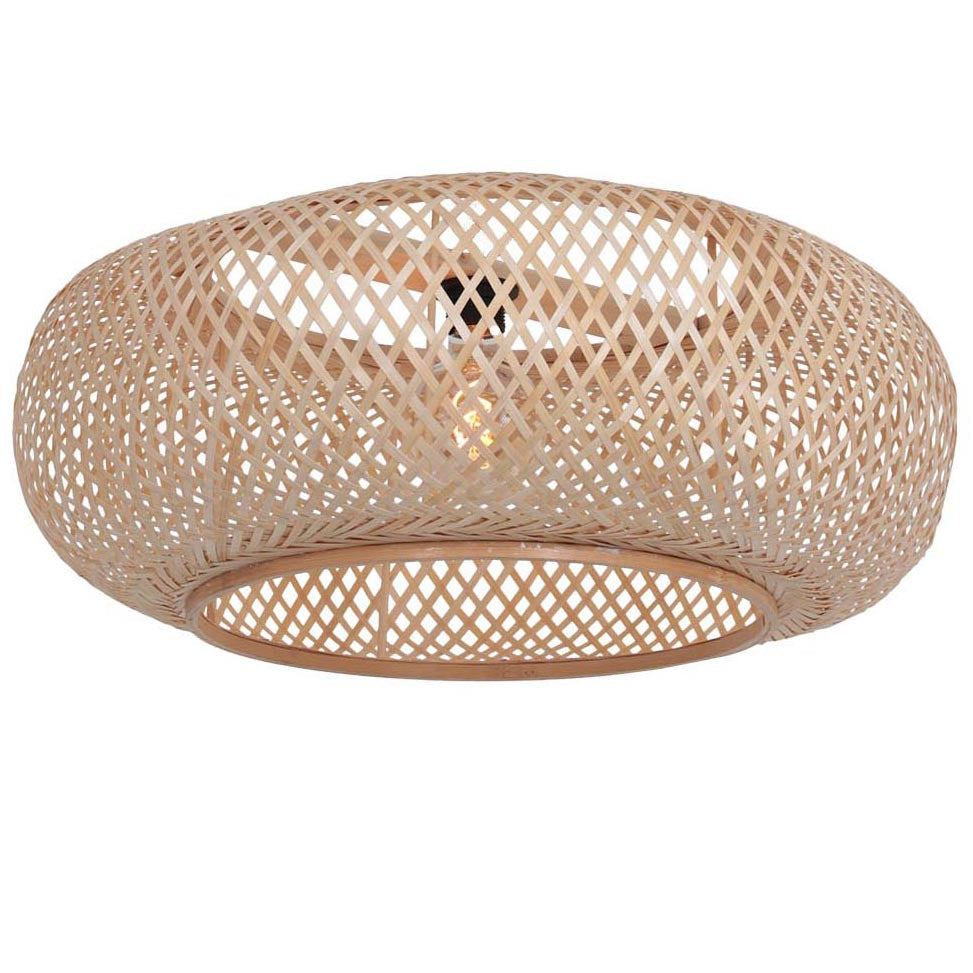 Steinhauer - kap - Shade - naturel - bamboe hout - Ø 60cm - E27 -