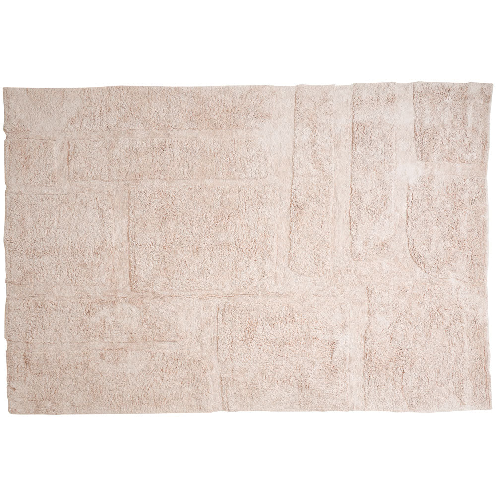 Veer Carpets - Wasbaar Vloerkleed Bibi - Beige 140 x 200 cm