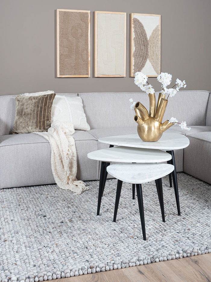 Veer Carpets - Vloerkleed Pool Grijs 420 - 140 x 200 cm