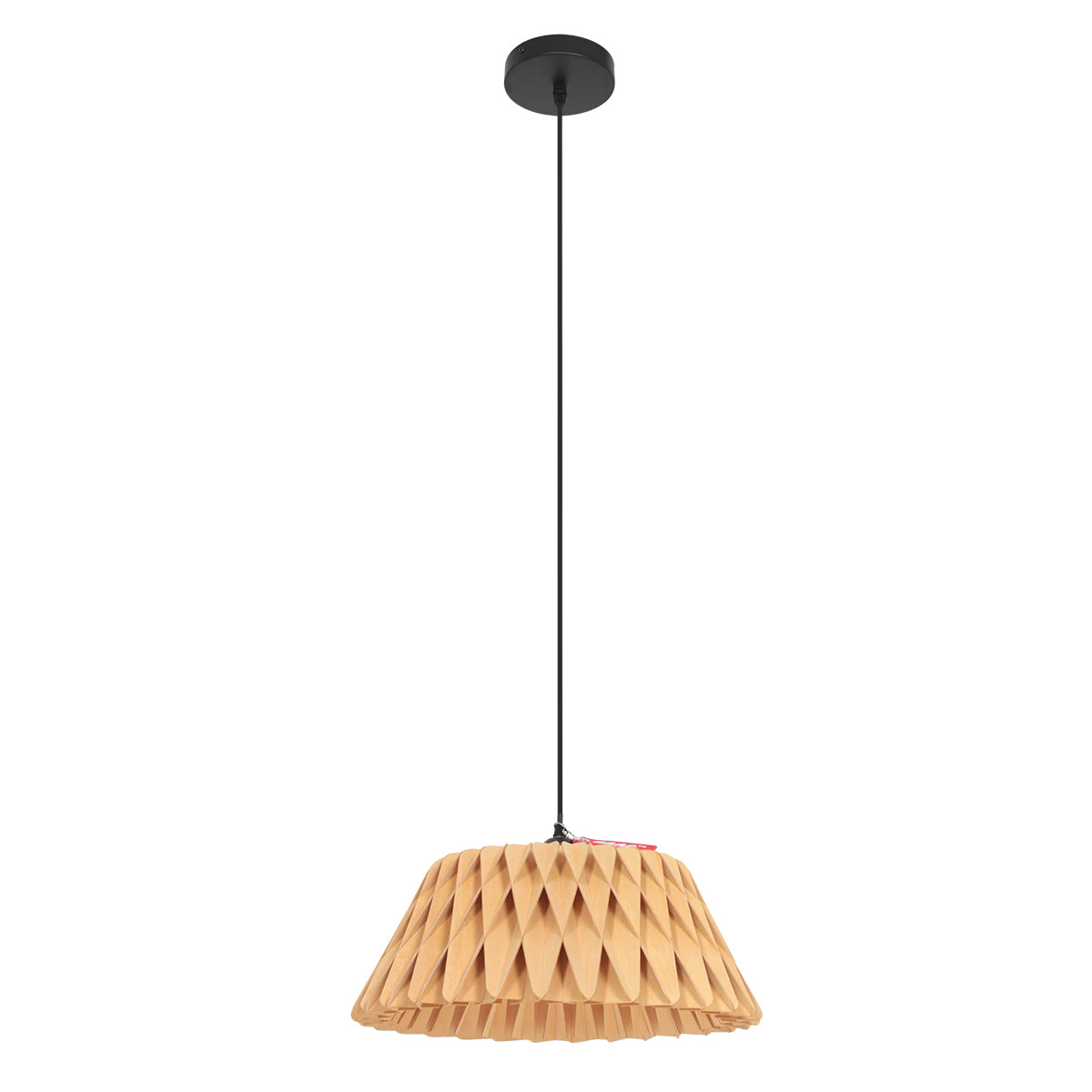 Anne Lighting - hanglamp - Maze - naturel - hout - Ø 46cm - E27 -