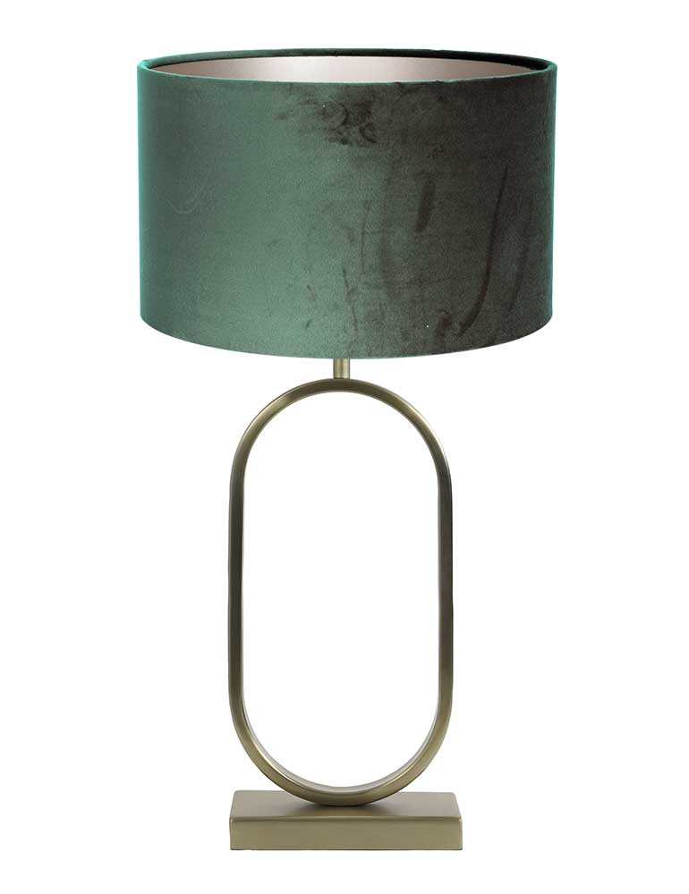 Light Living tafellamp Jamiri - groen - metaal - 3574GO