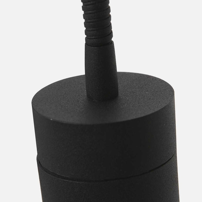 Mexlite - wandlamp - Upround - zwart - metaal staal - bedlampje -