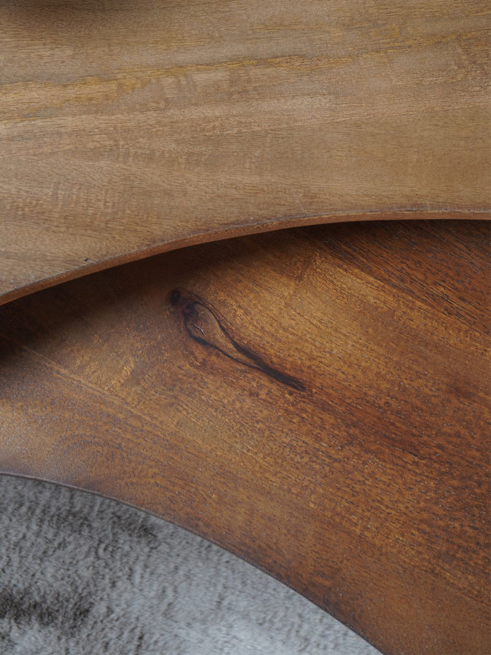 Home67 - Salontafel Ludo Bruin - Organisch - Set van 2.