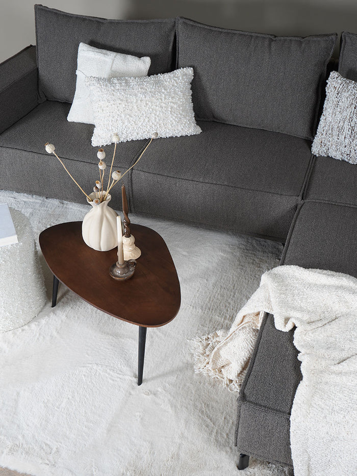 Home67 - Salontafel Manon Bruin 80 x 50 cm