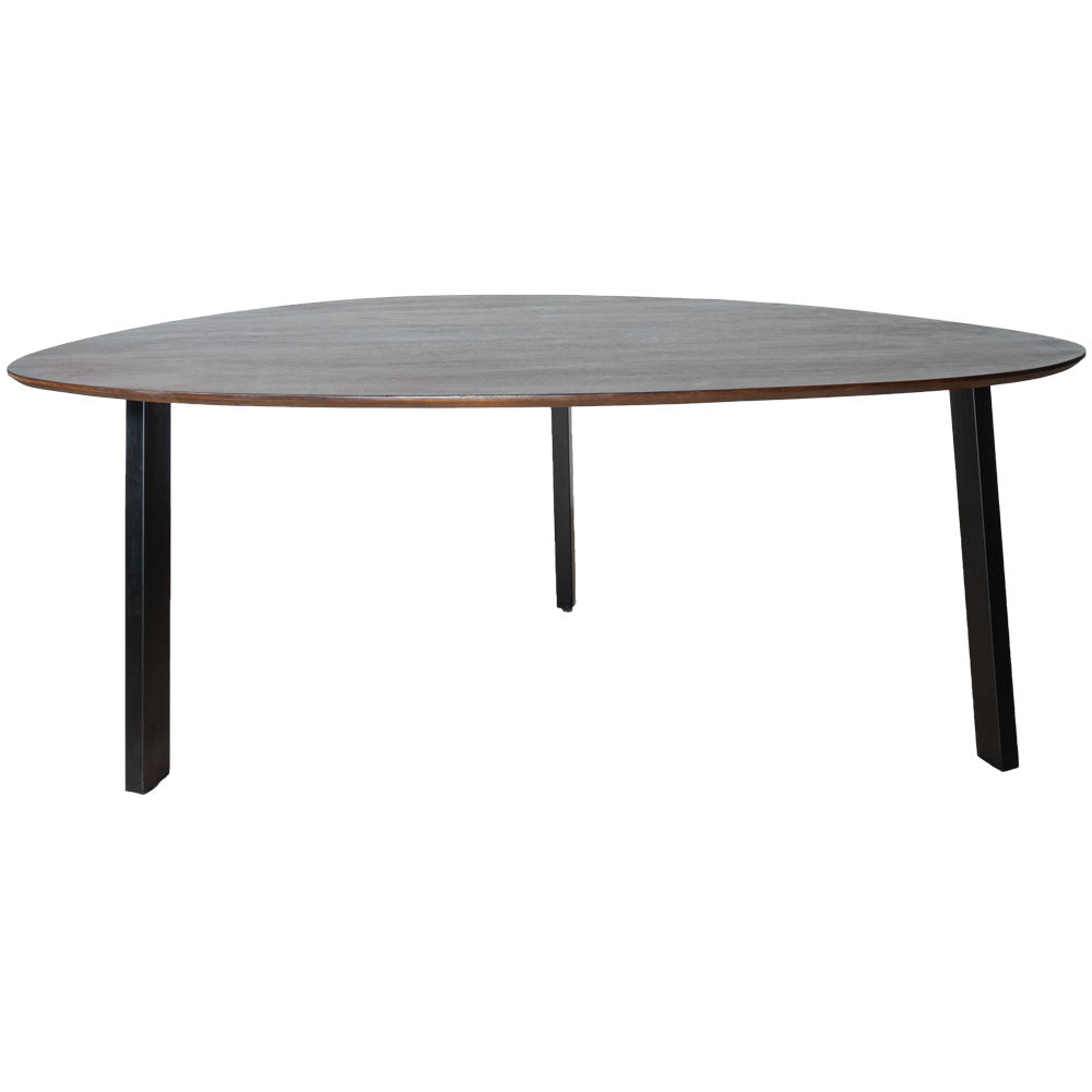 Home67 - Eettafel Tinus Bruin - Kiezelvormig 200 cm