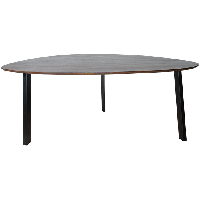 Home67 - Eettafel Tinus Bruin - Kiezelvormig 200 cm