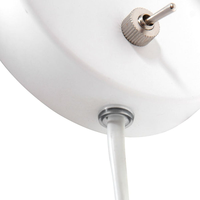 Mexlite - wandlamp - Upround - wit - metaal staal - bedlampje - GU10