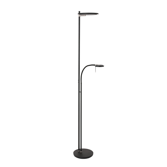 Steinhauer vloerlamp Turound - zwart - metaal - 2989ZW