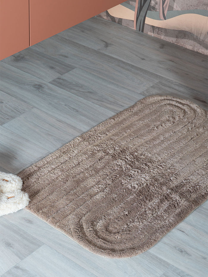 Veer Carpets - Badmat Benja - Taupe 50 x 80 cm